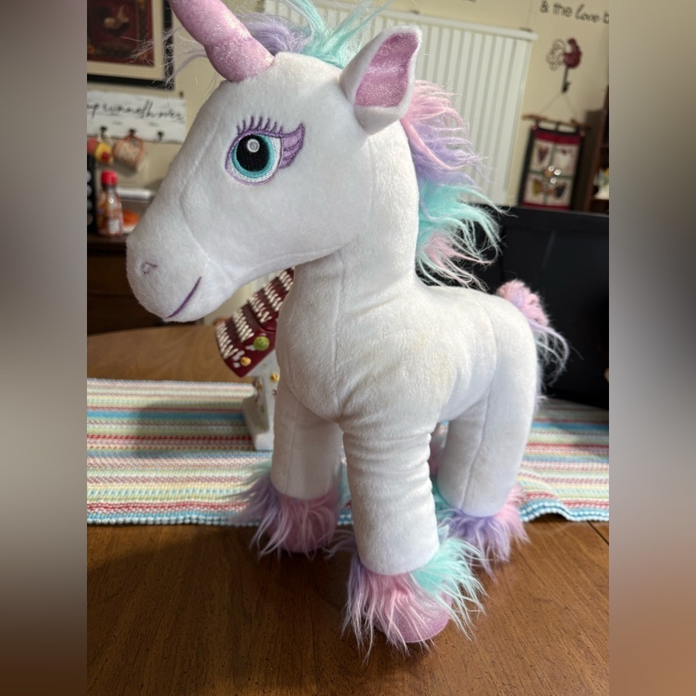 Build-A-Bear White Fairy Enchanted Unicorn‎ with Pastel Accents
